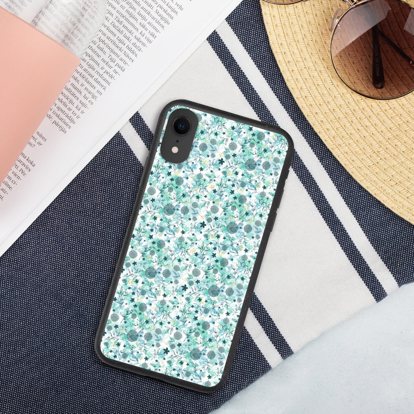 Speckled iPhone case, Little blue florals