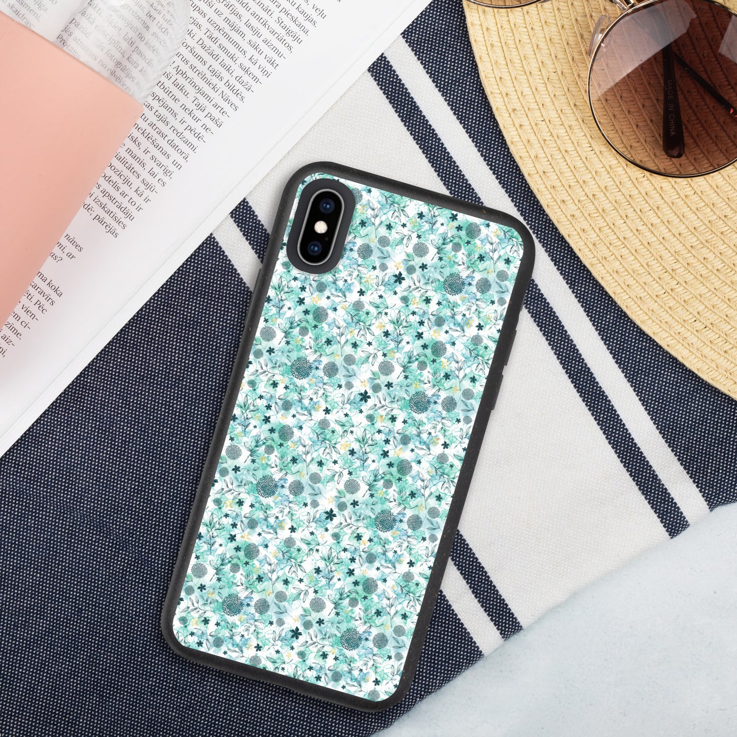 Speckled iPhone case, Little blue florals