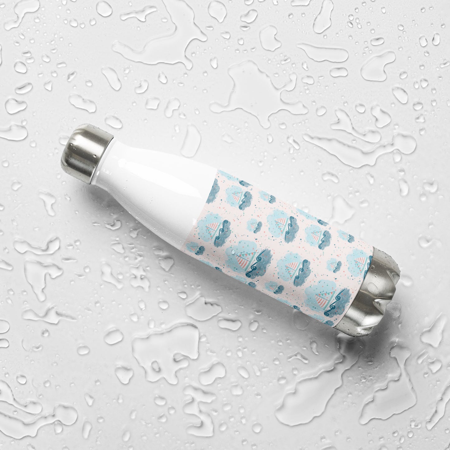 Stainless Steel Water Bottle, Sail boats