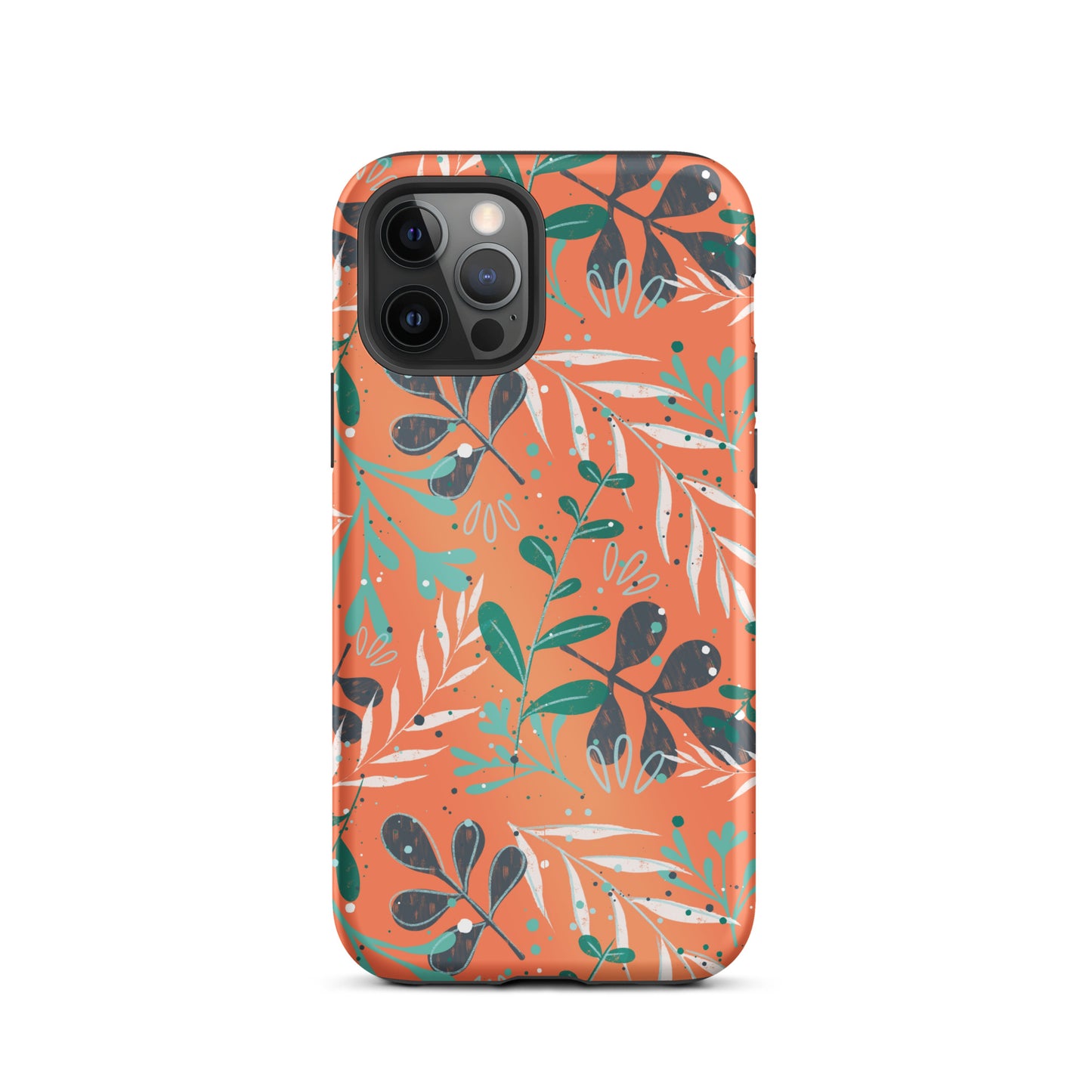 Tough iPhone case, Leaves orange