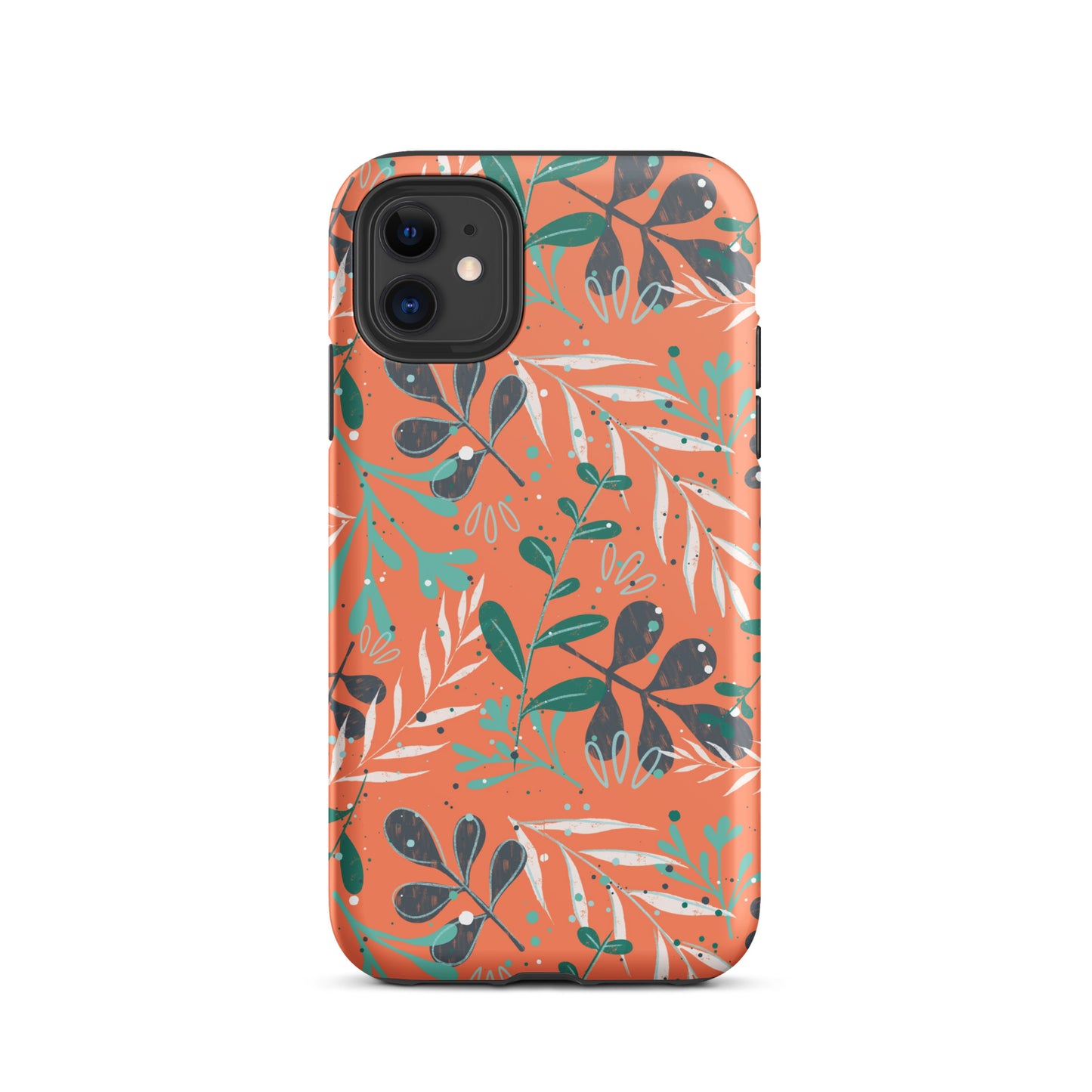 Tough iPhone case, Leaves orange