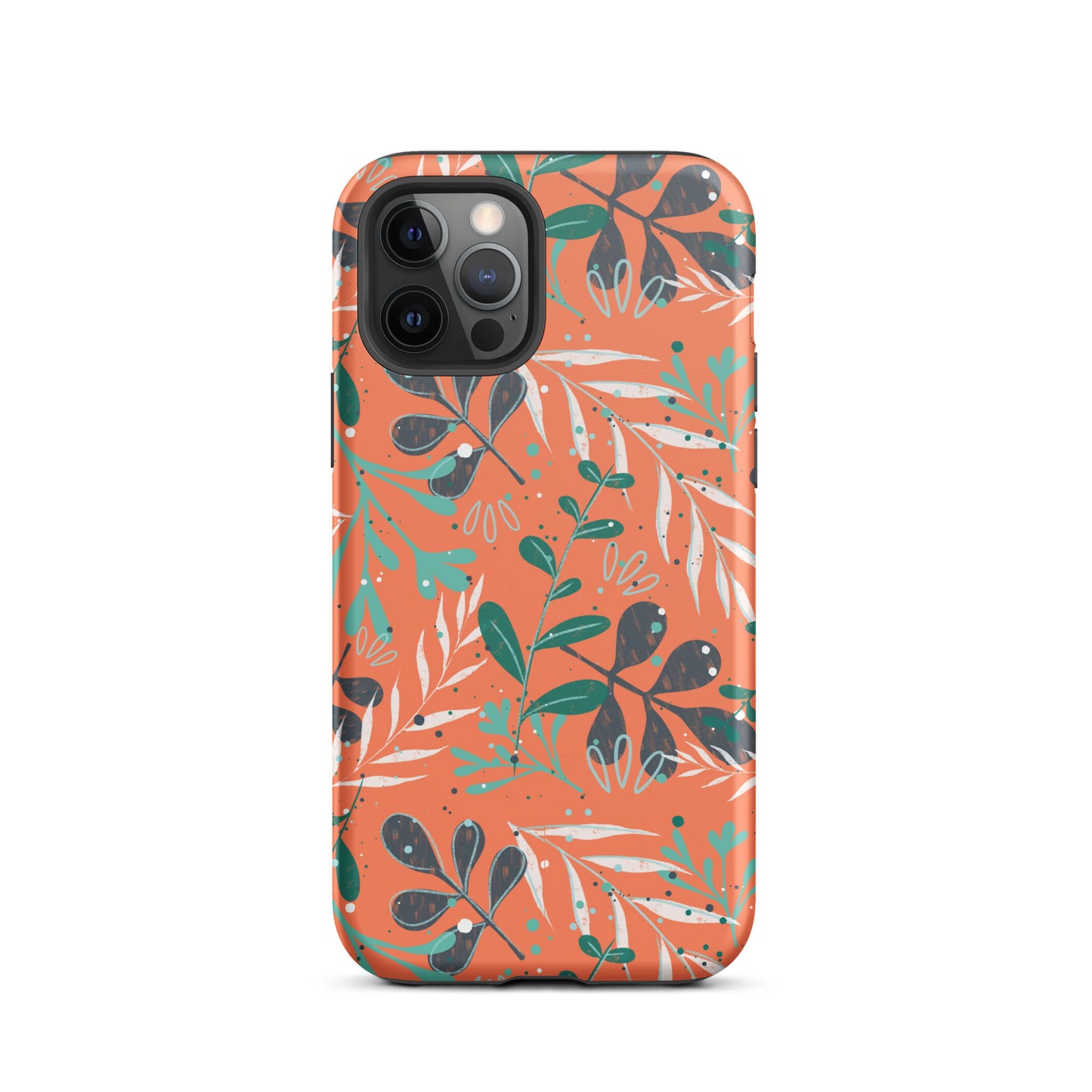 Tough iPhone case, Leaves orange