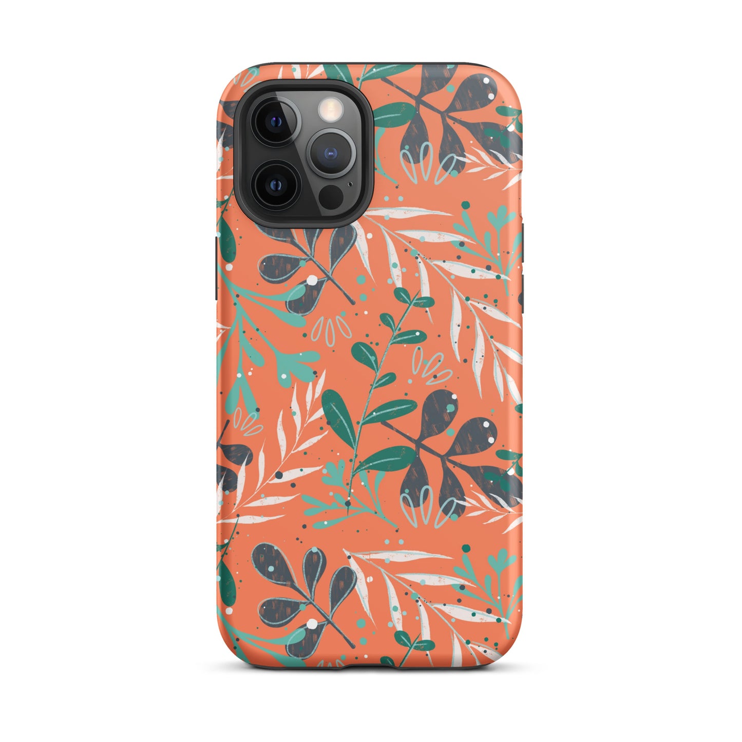 Tough iPhone case, Leaves orange