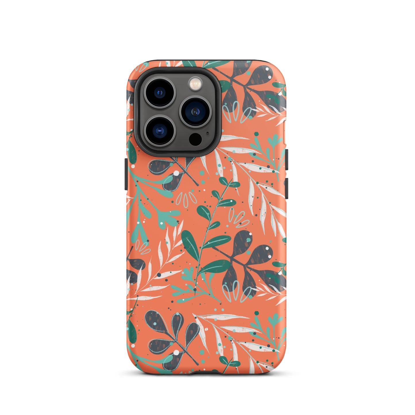 Tough iPhone case, Leaves orange