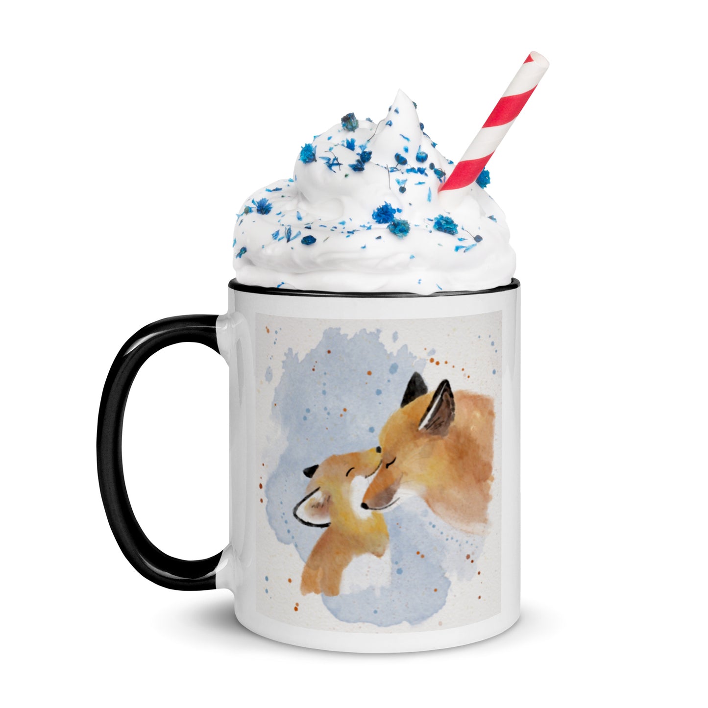Mug with Color Inside Foxes
