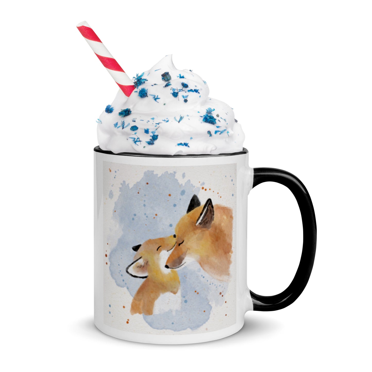 Mug with Color Inside Foxes