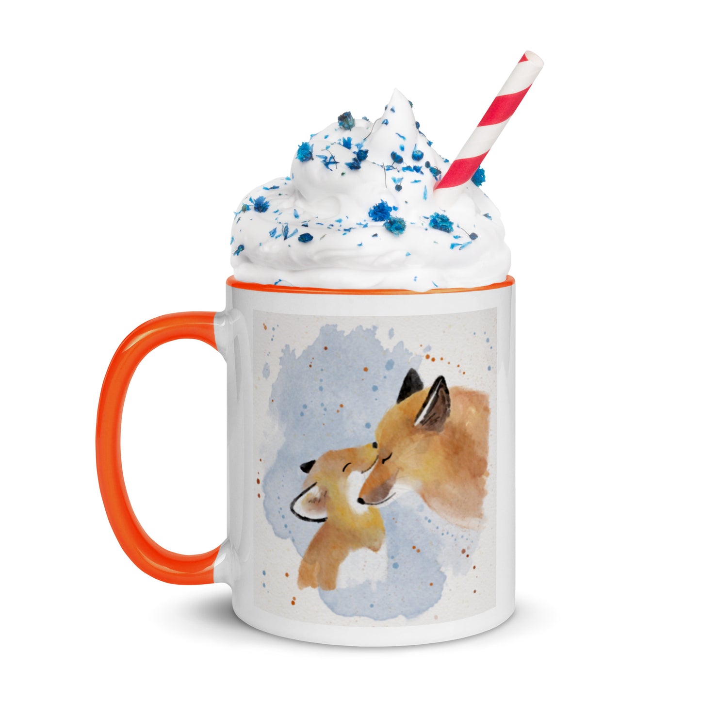 Mug with Color Inside Foxes