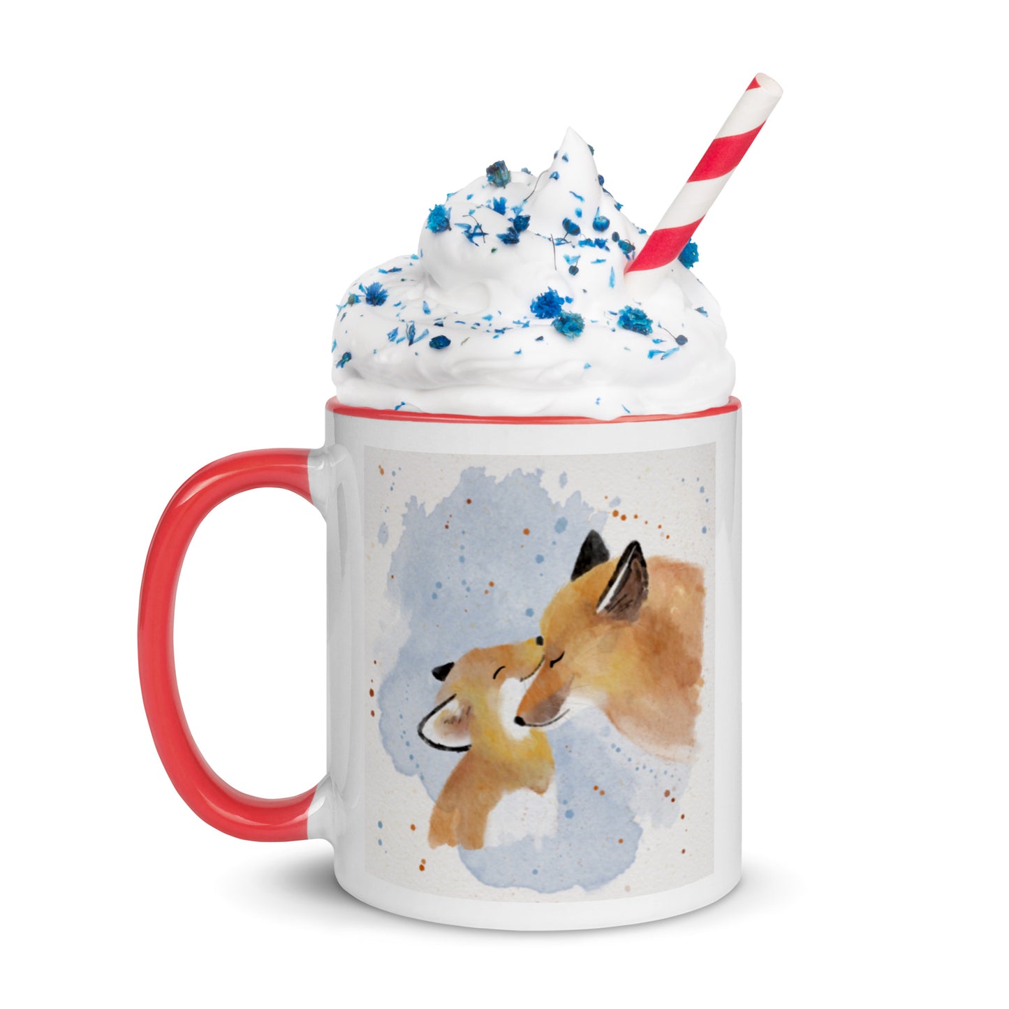 Mug with Color Inside Foxes